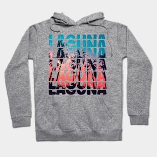 Laguna Beach California Vacation Ocean Palm Tree Sunset Hoodie